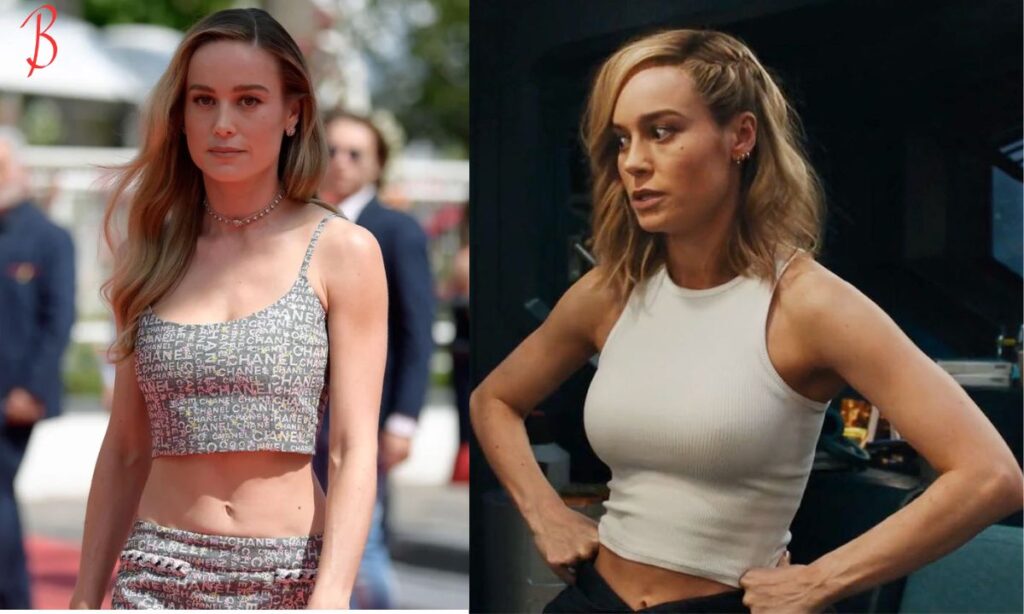 Brie Larson bra and breast size